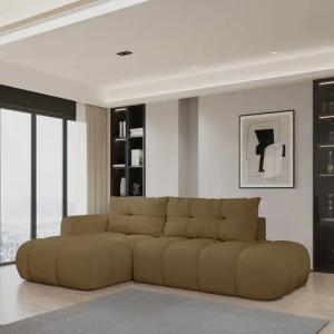 Masseno Ecksofa FLUMA mit Schlaffunktion L-Form,