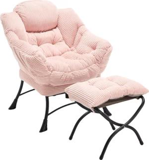 LVHOM Loungesessel Gemütliches Relaxsessel mit Hocker: