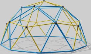 VESKA Klettergerüst Dome Climber Kinder Kletterkuppel
