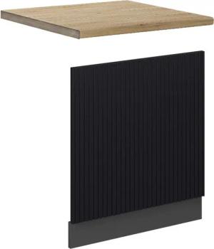 Vicco Frontblende Fame-Line, Schwarz gestreift/Anthrazit, 60