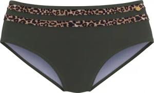 LASCANA Highwaist-Bikini-Hose "Adelin", mit bedruckten Einsätzen