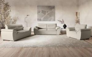 COTTA Polstergarnitur "Leandra", Set bestehend aus: 2-Sitzer & 2,5-Sitzer