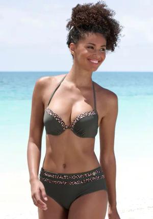 LASCANA Push-Up-Bikini-Top Adelin, mit bedruckten Einsätzen
