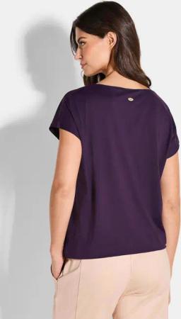 Atmungsaktives Sportshirt - lila - Gr. XL von Goldner Fashion
