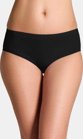 Baumwoll-Hüftslip im Mehrfachpack - schwarz - Gr. 38 von Goldner Fashion