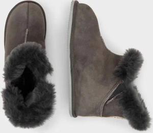 Hausschuhe aus echtem Schaffell - anthrazit - Gr. 39 von Goldner Fashion