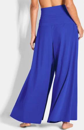 Multistyle-Jumpsuit mit Umlege-Bandeau - royalblau - Gr. M von Goldner Fashion