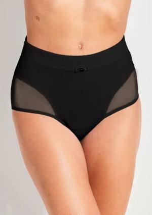 Miederhose mit Bauchweg-Effekt - schwarz - Gr. 80 von Goldner Fashion