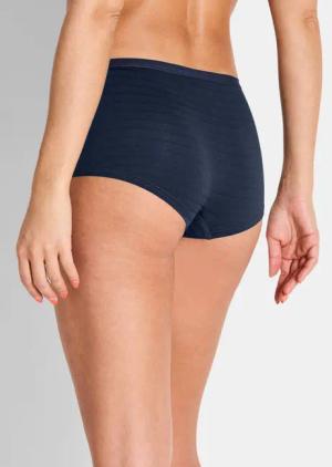 Panty in Ringeloptik - marine - Gr. 46 von Goldner Fashion