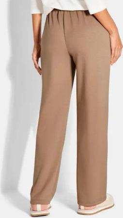 Freizeithose mit Biesen - beige - Gr. 54 von Goldner Fashion