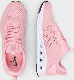 Sneaker aus Mesh mit Memory Foam - rosé - Gr. 36 von Goldner Fashion