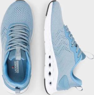 Sneaker aus Mesh mit Memory Foam - blau - Gr. 41 von Goldner Fashion