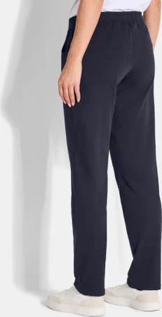 Freizeithose mit Biesen - schwarz - Gr. 42 von Goldner Fashion