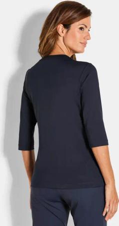 Shirt mit 3/4-Arm - marine - Gr. 38 von Goldner Fashion