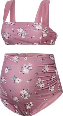 esmara® Damen Umstandstankini / Badeanzug (Gemustert, 38)
