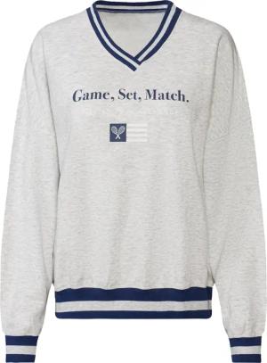 esmara® Damen Sweatpullover Oversized (Grau, M(40/42))""