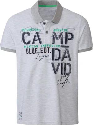 Camp David Herren Poloshirt (Hellgrau, M)""