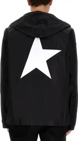 Golden Goose - "Daris" Windbreaker Jacket - Größe 50 - schwarz