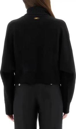 Michael Kors - Cropped Black Sweater - Größe S - schwarz