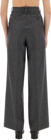 MM6 Maison Margiela - Wide-Leg Tailored Pants In Soft Virgin Wool - Größe 42 - grau
