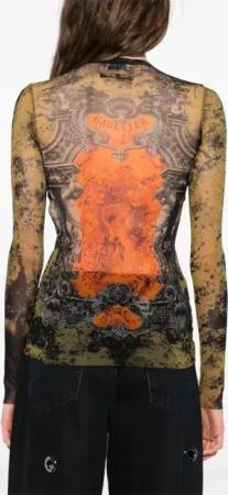 Jean Paul Gaultier - Multicolor Mèdaillon Top - Größe XS - bunt