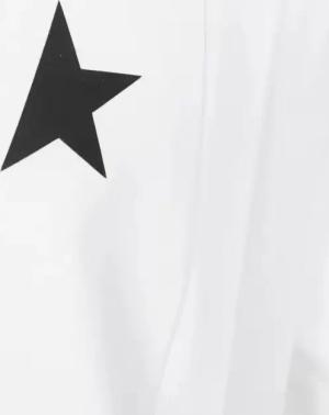 Golden Goose - Crew Neck T-Shirt With Star Logo - Größe L - weiß