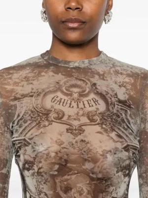 Jean Paul Gaultier - Mèdaillon Long Dress - Größe XS - beige