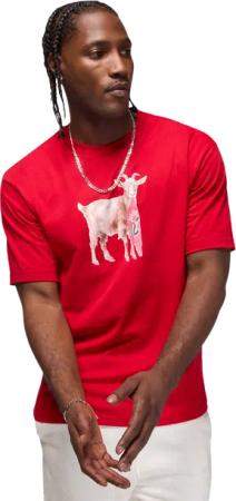 Jordan Goat Herren T-Shirts - Rot - Größe XL - Baumwoll-Jersey