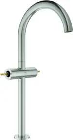 Grohe Zweigriff-Waschtisch-Einlochbatterie Atrio Priv. Coll. 1/2", XL-Size, supersteel
