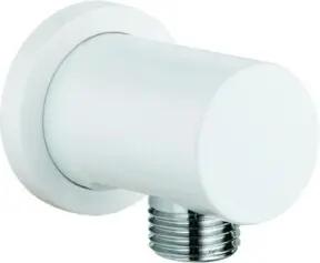 Grohe Wandanschlussbogen Rainshower 1/2", runde Rosette, moon white