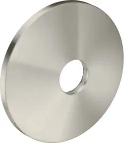 hansgrohe Verlängerungsrosette d= 90mm, aus Metall, Edelstahl-Optik