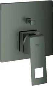 Grohe Fertigmontageset Eurocube Joy UP-Wannen-Einhebelmischer, hard graphite gebürstet