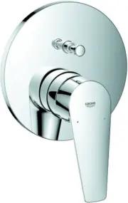 Grohe Fertigmontageset BauEdge UP-Wannen-Einhebelmischer, chrom