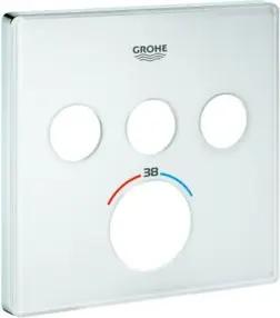 Grohe Rosette 49043 für SmartControl UP-THM eckig mit 3 ASV moon white