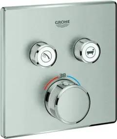 Grohe Fertigset Grohtherm Smartcontrol superst., eck, UP-THM, 2 Absperrventile