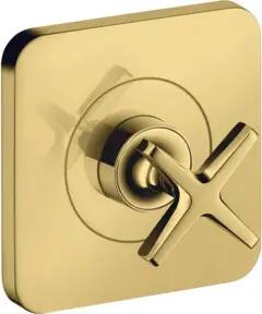 hansgrohe Fertigset Axor Citterio E UP-Absperrvtl. 120x120mm, pol. gol optic