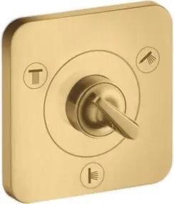 hansgrohe Fertigset Axor Citterio E UP-Ab- + Um-V 120x120mm, brush. gol opt