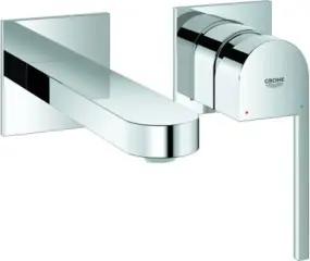 Grohe Fertigmontageset PLUS UP-2-Loch-Waschtischarmatur, Ausl. 14,7cm, ch