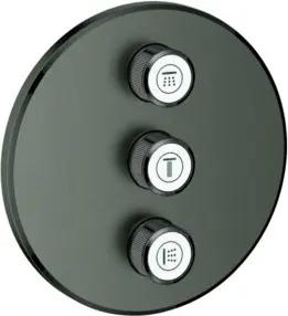 Grohe Fertigset Grohtherm Smartcontrol hd graph. geb., rund, UP-Ventil 3-fach