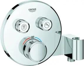 Grohe Fertigset Grohtherm Smartcontrol UP-THM, 2 Absp.vtl., Brauseha., rd, chr