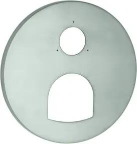 Grohe Rosette 49117 rund für EHM- Fertigmontagesets supersteel