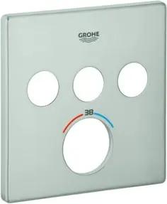 Grohe Rosette 49042 für SmartControl UP-THM eckig mit 3 ASV supersteel