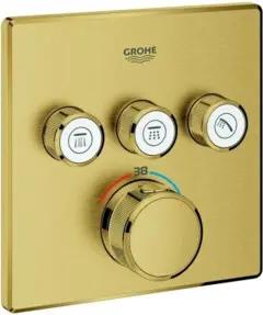 Grohe Fertigset Grohtherm Smartcontrol C sunr geb., eck, UP-THM, 3 Absperrventil