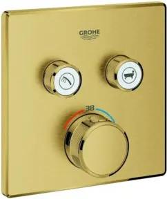 Grohe Fertigset Grohtherm Smartcontrol C sunr geb., eck, UP-THM, 2 Absperrventil