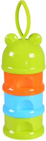 Moni Vorratsdose Milchpulverbehälter, Milchpulver-Portionierer Frosch, Kunststoff,