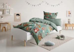 Lüttenhütt Kinderbettwäsche CUDDLEE, Renforcé, 2 teilig,