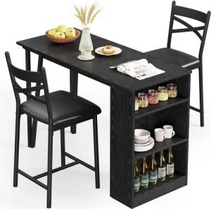 GarveeMore Essgruppe Esstisch Klappbar mit 2