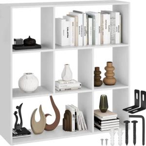 tectake Bücherregal Bücherständer Tartu mit 7