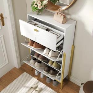 BlingBin Schuhschrank (1-St., Doppelschuhregal mit goldenen