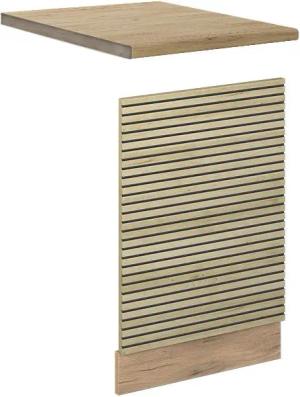 Vicco Frontblende Fame-Line, Eiche Paneel/Goldkraft Eiche,